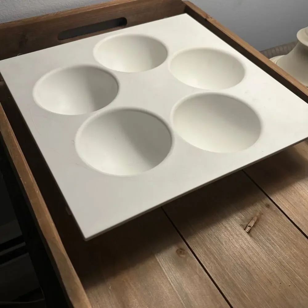 Vintage Tupperware Preludio Entertainment Serving Center